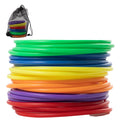 24 Pcs Plastic Ring Toss Game for Kids Toss Rings for Speed Agility