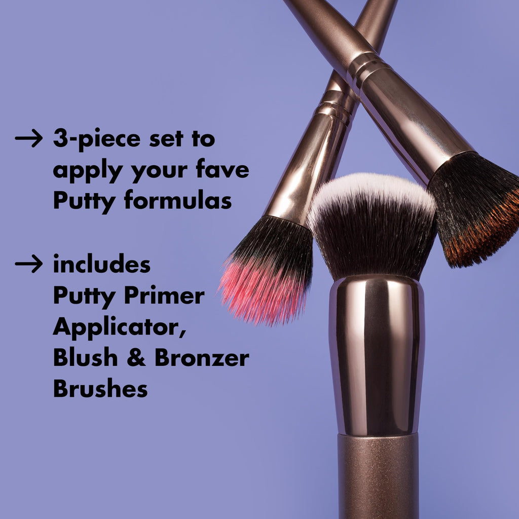 Buy now e.l.f. Putty Tools Trio, Set Of 3 Face Makeup Brushes For Putty Products, Helps You Easily Blend Putty Primer, Blush & Bronzer, Vegan & Cruelty-Free at indiglob india