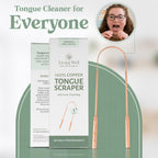 Living Well with Dr. Michelle Copper Tongue Scraper for Adults & Kids