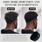 1 Piece Hair Twist Curl Sponge Brush: Dual-Sided Afro Coil & Dread Styling Tool for Men and Women, Suitable for Long or Short Hair