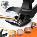 DRMODE Nail Clippers for Thick Nails Angled Head | Toenail Clippers for Thick Toenails Wide Jaw Opening, Sharp Toe Nail Clipper Cutter for Men with Catcher,Large,Heavy Duty