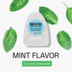 Buy now REACH Ultraclean Dental Floss, Mint, Plaque Remover for Teeth, Shred Resistant, Waxed, Easy on Gums & Teeth, Mint, Oral Care, PFAS Free, for Adults & Kids, 1 Pack, 30 yd at indiglob india