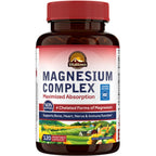 Vitalitown Magnesium Complex Supplement 500mg - NSF Certified Magnesium Glycinate, Malate, Taurate & Citrate - Chelated High Absorption & Gentle on Stomach - Vegan Non-GMO 240 Capsules
