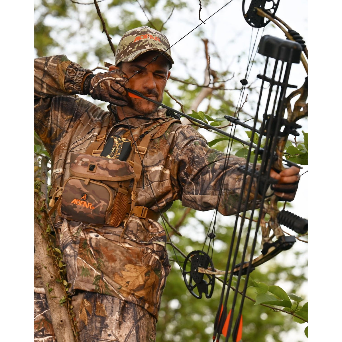 AOFAR HX-700N Hunting Range Finder 700 Yards Waterproof Archery Rangefinder for Bow Hunting with Range and Speed Mode, Free Battery, Carrying Case