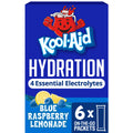 Kool-Aid Hydration Drink Mix, 6 Packets, Blue Raspberry Lemonade, 1.32 oz