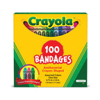 Buy now Crayola Shaped Kids Bandages, 100 CT | Great for Birthdays, Party Supplies, Stickers, Stocking Stuffer or White Elephant Gift | Adhesive Bandages for Minor Cuts, Scrapes, & Burns at indiglob india