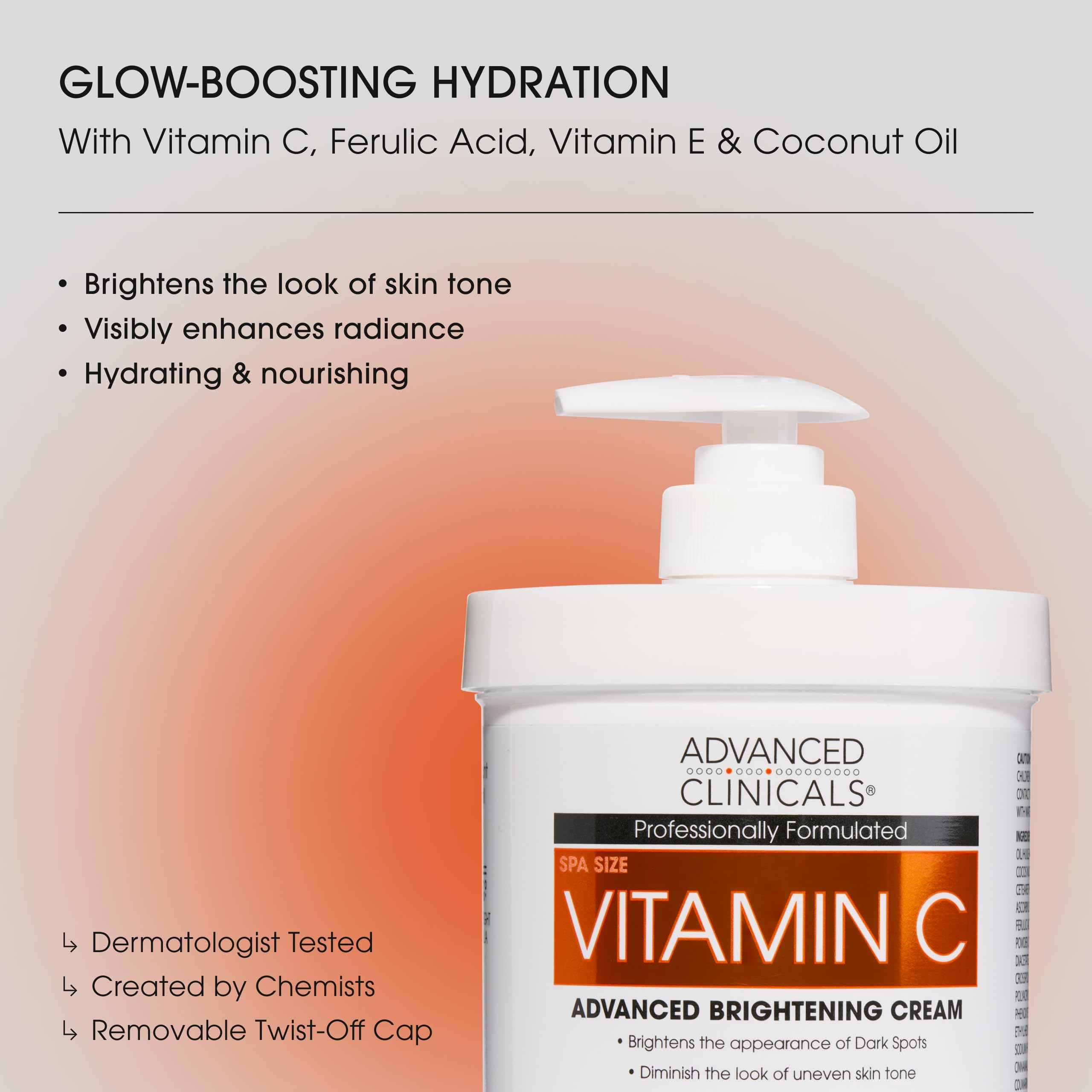 Buy now Advanced Clinicals Vitamin C Cream Visibly Brightening Body Lotion | Vitamin C Moisturizer Skin Care Body Cream For Women & Men Helps Visibly Improve Look Of Dark Spots & Uneven Skin Tone, 2-Pack at indiglob india