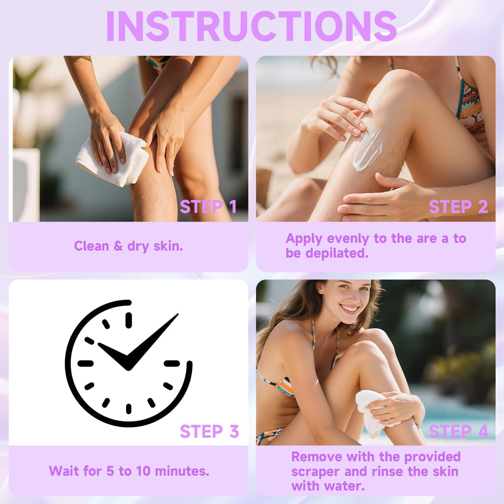 PHOFAY Smooth Hair Removal Cream for Women and Men Body hair removal spray | Sensitive Skin Fast-Acting Aloe Hyaluronic Acid Cloudsense Hair Removal Spray Dermatologist-Recommended (1, Depilatory Cream)
