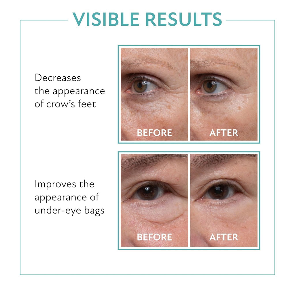 Westmore Beauty 60 Second Eye Effects & Fan - Light to Medium - 0.33 fl. oz | Tinted firming gel, under eye cream for puffiness and bags under eyes 0.33 fl. oz, Star Handheld Fan