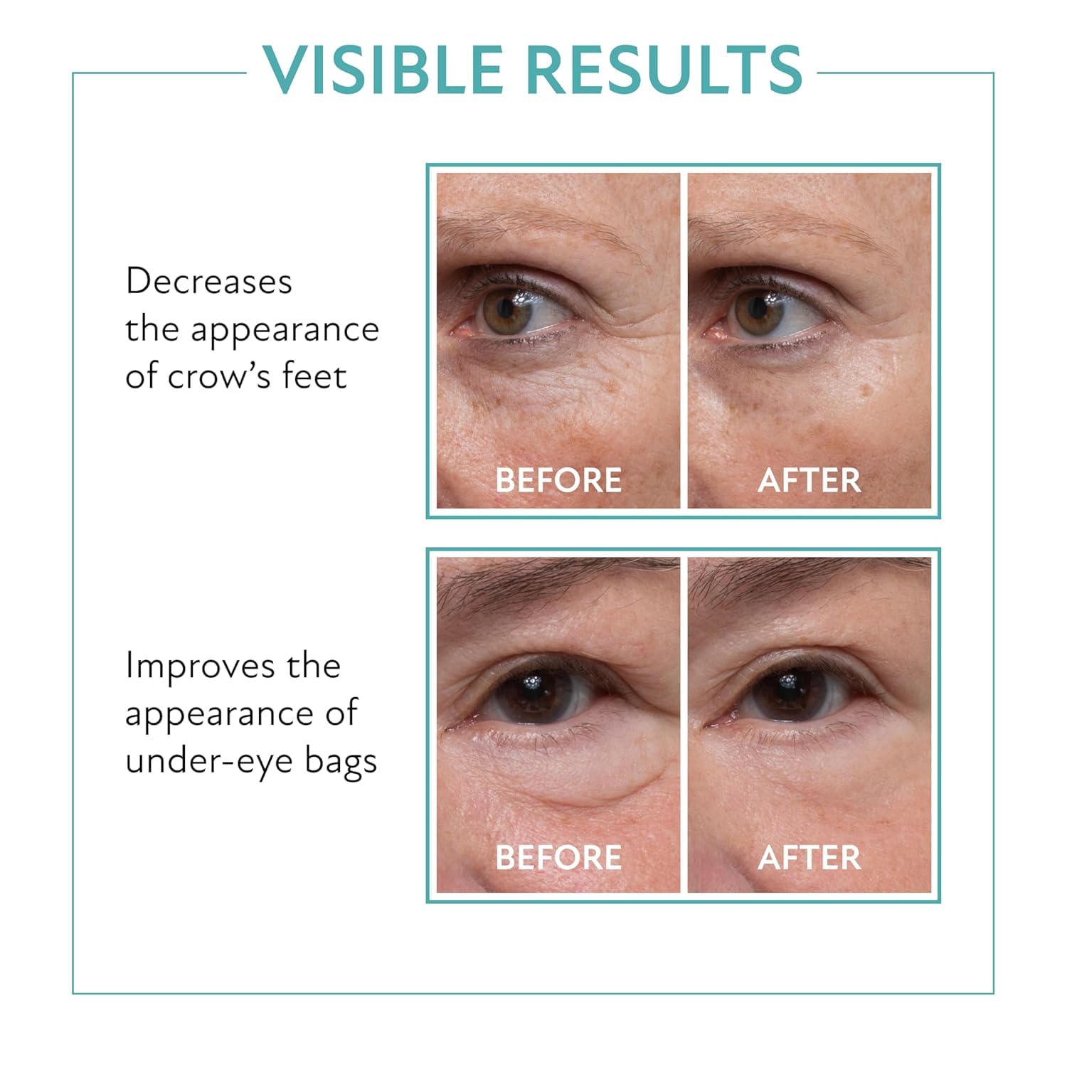Westmore Beauty 60 Second Eye Effects & Fan - Light to Medium - 0.33 fl. oz | Tinted firming gel, under eye cream for puffiness and bags under eyes 0.33 fl. oz, Star Handheld Fan