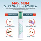 Epic Medical Supply Sting Relief Swab – Instant Mosquito Bite Relief & Bug Bite Relief – Max Strength Benzocaine & Menthol – 10 Disposable Swabs for Insect Bites, Bee Stings, Jellyfish & More