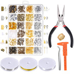 Buy now PAXCOO Jewelry Making Supplies Kit - Repair Tools with Accessories, Pliers, Findings, Beading Wires for Adults and Beginners at indiglob india