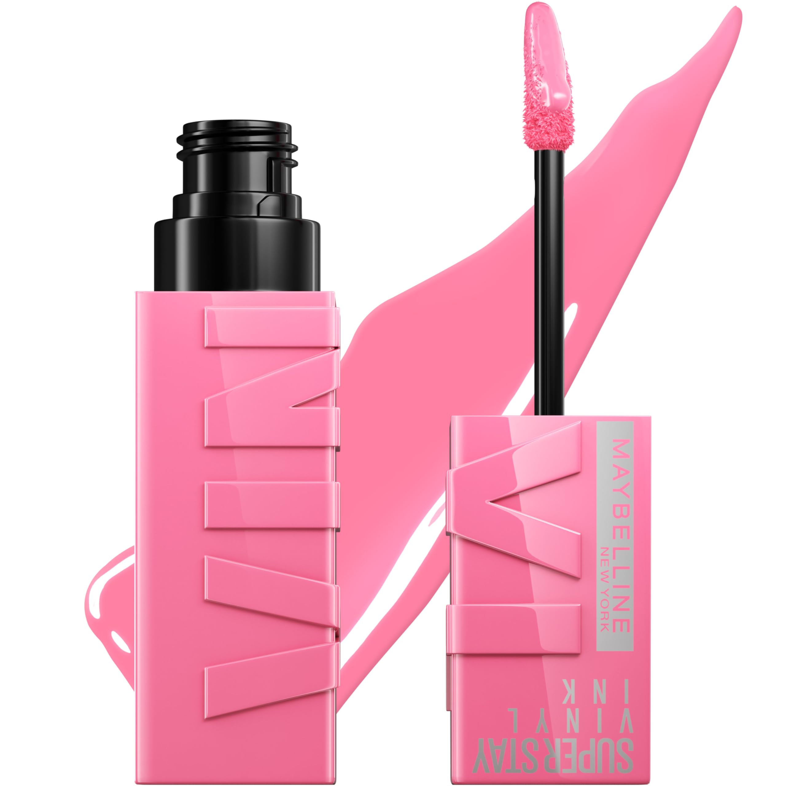 Buy now Maybelline Super Stay Vinyl Ink Longwear No-Budge Liquid Lipcolor Makeup, Highly Pigmented Color and Instant Shine, Cheeky, Rose Nude Lipstick, 0.14 fl oz, 1 Count at indiglob india