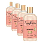 Shea Moisture Coconut & Hibiscus Shampoo for Curly Hair Hydrating 24oz | For curly hair - instantly hydrates, defines, and boosts shine with Coconut Oil, Neem Oil, and Silk Protein.