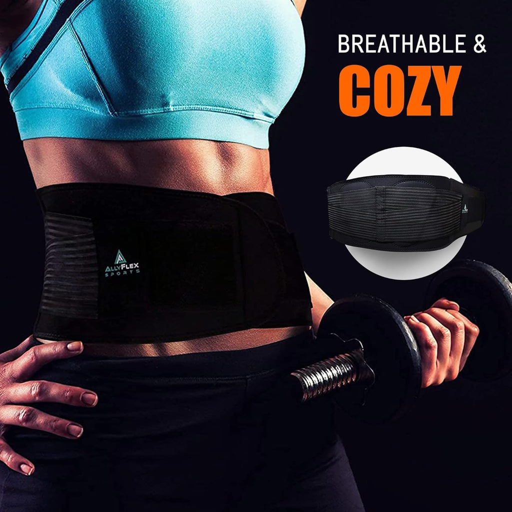 Buy now Back Brace for Lower Back Pain Lumbar Support Belt for Men and Women, Cooling Technology Orthopedic Back Support for Lower Back Pain Relief (Large) at indiglob india