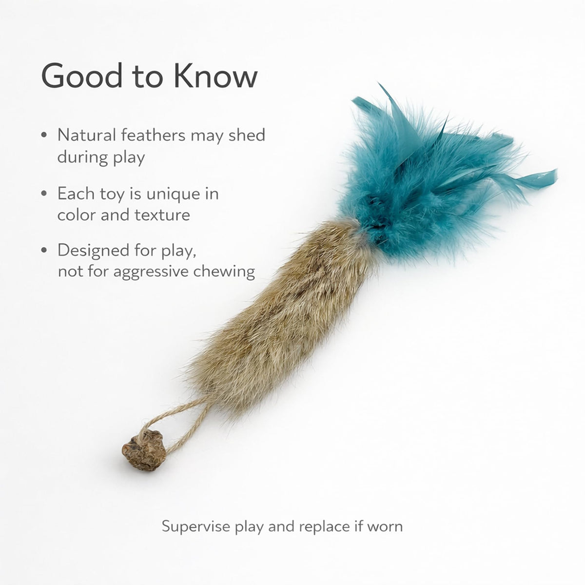 3 Pack Rabbit Fur Catnip Toys with Feathers – Interactive Carrot Cat Toys with Galls Fruit for Indoor Cats and Kittens