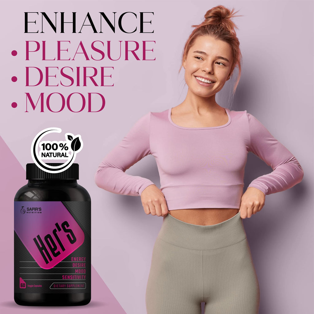 Her's Female Libido Support for Women Increase Passion, Desire & Excitement