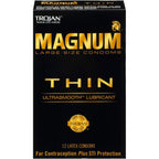 Buy now Trojan Magnum Thin Large Size Lubricated Condoms - 12 Count (Pack of 1) Default at indiglob india