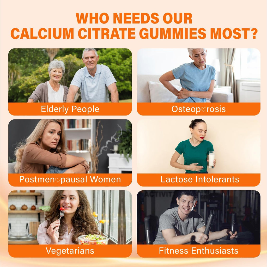 Calcium 1200 mg with Vitamin D3 for Adults - Calcium Supplement Gummies | with 5000iu Vitamin D3, K2, B6, B12, Magnesium & Zinc for Women Men - Easy to Digest, Vegan, Sugar Free, 120 Gummeis