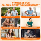 Calcium 1200 mg with Vitamin D3 for Adults - Calcium Supplement Gummies | with 5000iu Vitamin D3, K2, B6, B12, Magnesium & Zinc for Women Men - Easy to Digest, Vegan, Sugar Free, 120 Gummeis