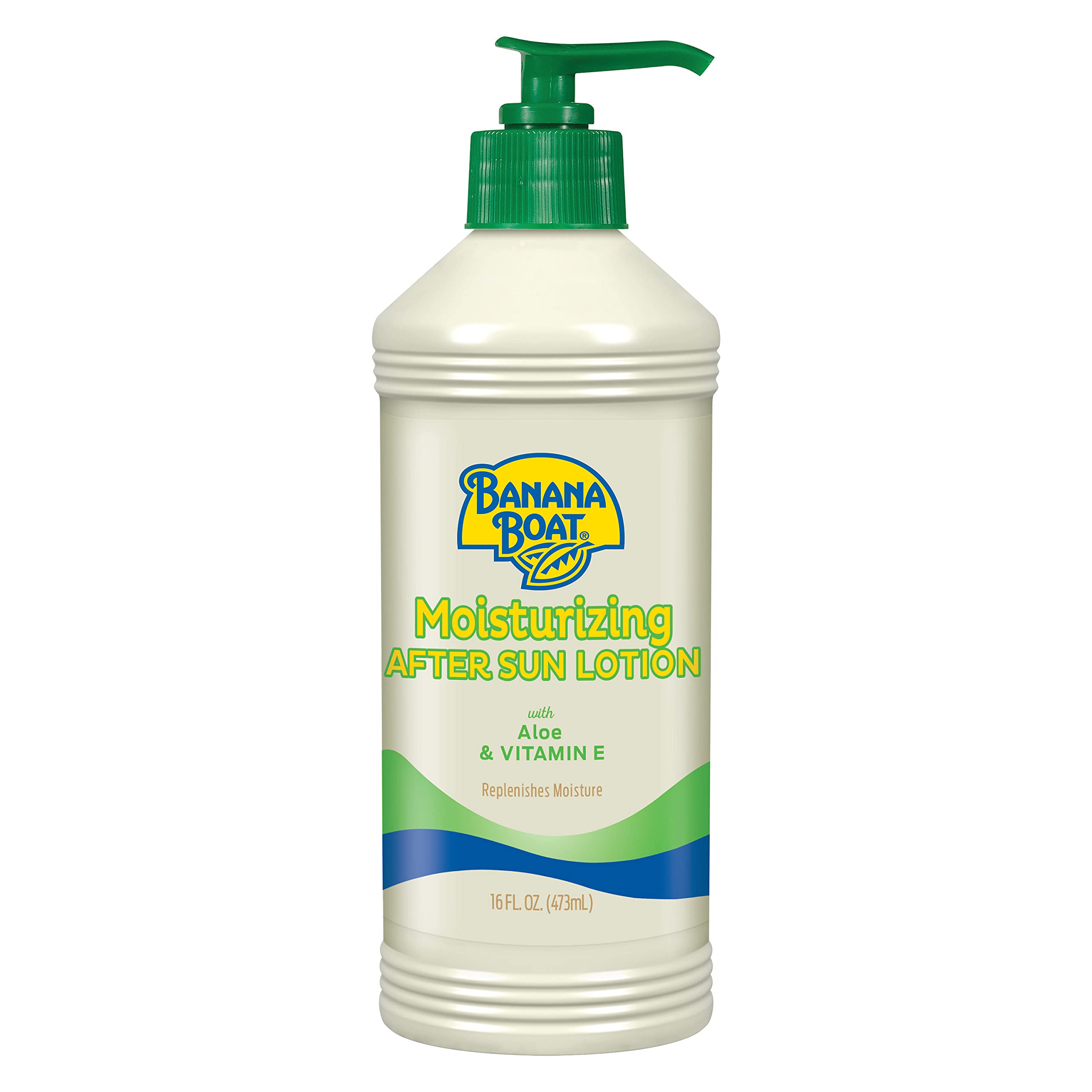 Banana Boat Moisturizing After Sun Lotion with Aloe, 16 Fl Oz | After sun care moisturizer, Tan extender lotion, Contains aloe and Vitamin E, 12 hour skin hydration