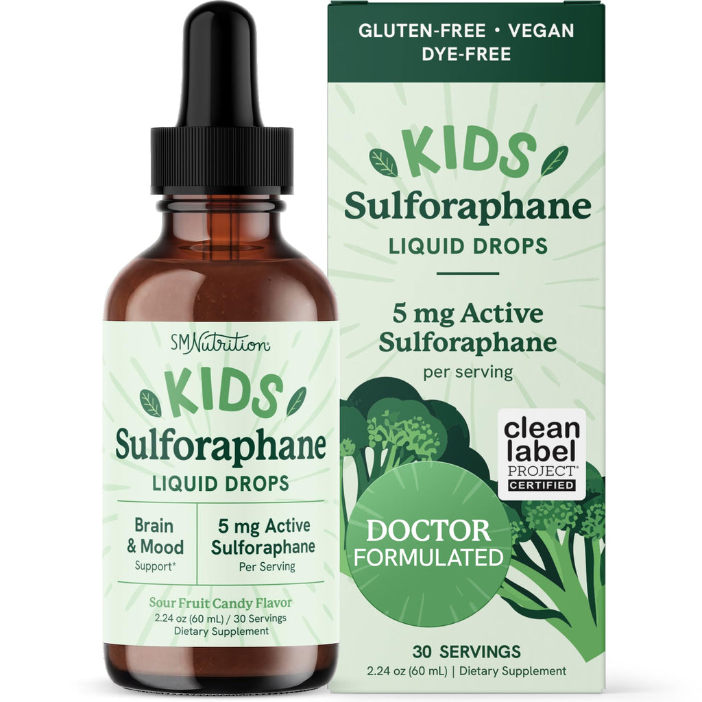 50MG Sulforaphane Supplement from Broccoli Sprouts, Doctor-Formulated | NRF2 Activation, Cellular Health & Immune Support, Glucoraphanin & Myrosinase, Third-Party Tested, 60 Broccoli Seed Beadlets