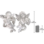 Buy now Design Toscano Cherub Harvest Wall Sculptures, Set of 2, Full Color, 10.50" x 4.50" at indiglob india