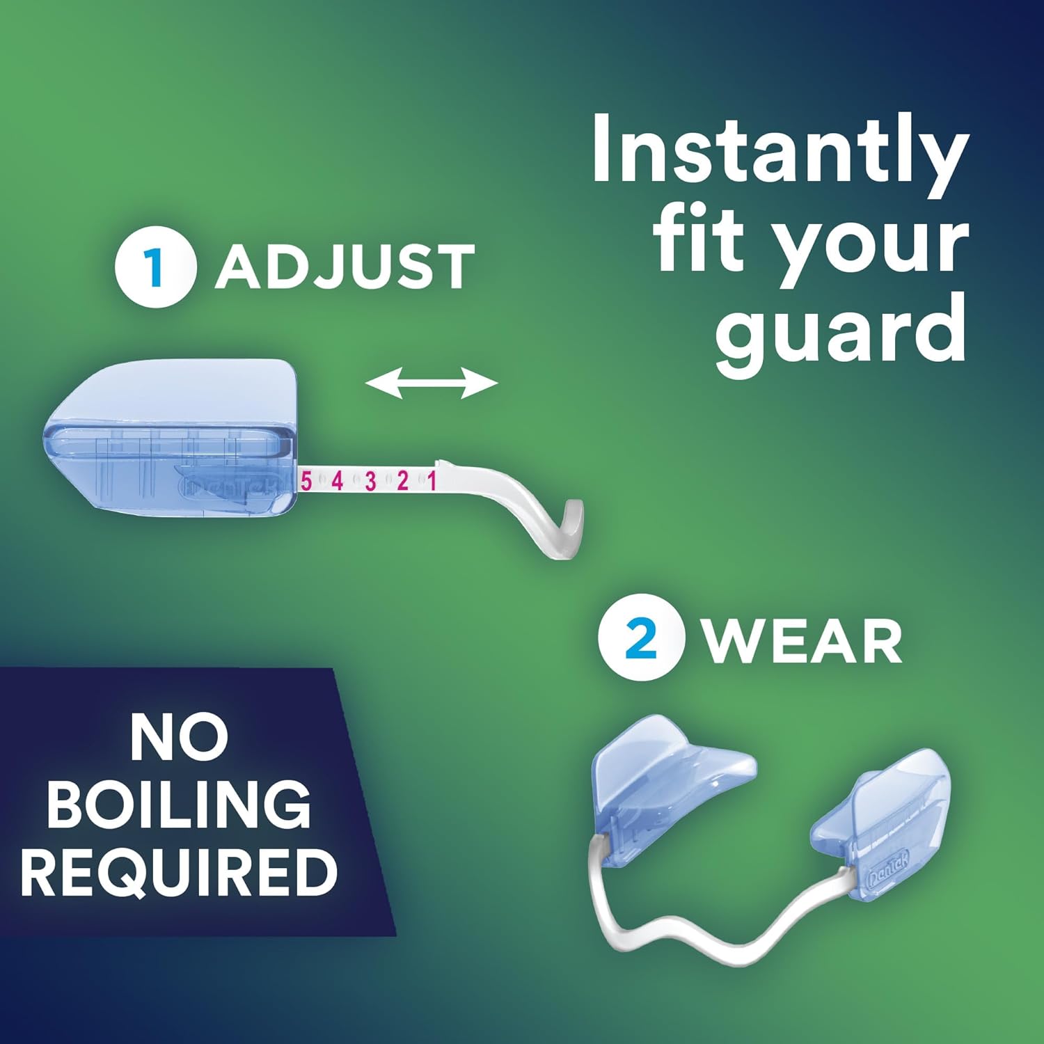 Buy now DenTek Comfort-Fit Dental Guard For Nighttime Teeth Grinding, Comfort-Fit Guard, 2 count(Pack of 1) at indiglob india