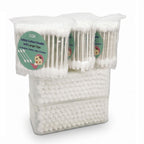 400pcs CGR Baby Safety Cotton Swabs with Large Tips for Newborn Babies Kids | Safety Large Tips, 100% Pure Cotton, Eco-Friendly Paper Sticks, for Infant Ears, Nose & Navel, 5x80pcs total 400pcs
