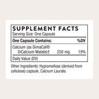 THORNE Calcium, Chelated DiCalcium Malate Supplement, 120 Capsules | Supports Strong Bones & Teeth, Healthy Nerve Signaling & Normal Muscle Contraction*, Gluten-Free, NSF Contents Certified