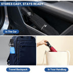 Buy now SY COMPACT Travel Umbrella Windproof Factory outlet Compact Automatic Umbrellas for Rain Compact Small UV Sun Protection Umbrella Durable Waterproof Lightweight-Fits Backpack Car Purse at indiglob india