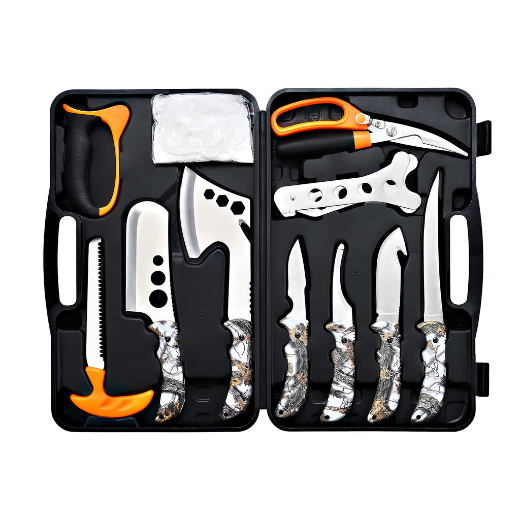 KNINE OUTDOORS Hunting Deer Knife Set Field Dressing Kit