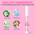 Buy now Makartt Super Strong Nail Glue for Press On Nails: Professional Acrylic Nails Nail Adhesive Bond Nail Tips Glue for Stick On Nails Long Lasting Nail Glue for Fake Nails Broken Nails Repair 10Pcs at indiglob india