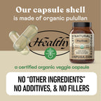 CNP | Organic Psyllium Husk Capsules 660mg - Fiber Caps, Colon Cleanse Aid | Organic psyllium husk capsules for fiber, digestive regularity and colon cleanse support; vegetarian, gluten free daily caps