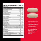 Buy now GNC Mega Men Multivitamin Caplets, Clinically Proven to Feel Better, Immune Support, Energy Support, Antioxidants, B Vitamins, Vitamin D-3, Timed Release, 180 count, 90 day supply at indiglob india