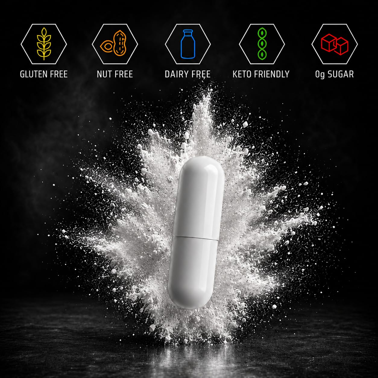 NAUTILUS Muscle Code Essential Amino Acid Capsules – Muscle Synthesis & Repair & Strength – Unflavored – 60 Servings – Clinically Studied – 0g Sugar, Keto, Vegan, Gluten Free, Dairy Free
