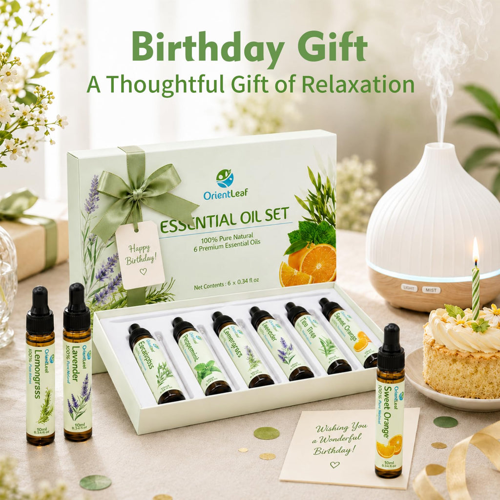 Essential Oil Gift Set, Blends for Diffusers, Aromatherapy, Humidifiers