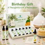 Essential Oil Gift Set, Blends for Diffusers, Aromatherapy, Humidifiers