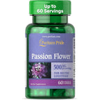 Buy now Puritan's Pride Premium Passion Flower Extract Capsules 250 mg(1000mg equivalent), Concentrated Herbal Dietary Supplement for Traditional Stress Relief Support, 60 Rapid Release Capsules Default at indiglob india