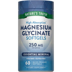 Nature's Truth Magnesium Glycinate Softgels | 250mg | 60 Pills