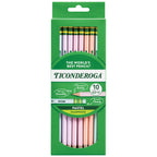 Buy now Ticonderoga Wood-Cased Pencils, Pre-Sharpened, #2 HB Soft, Neon Colors, 10 Count at indiglob india