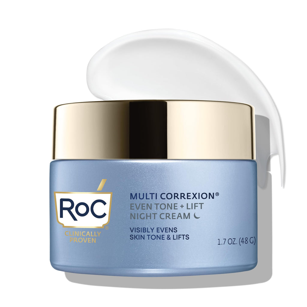 Buy now RoC Multi Correxion 5 in 1 Restoring, Anti Aging Night Cream for Face with Hexinol, 1.7 Ounces (Packaging May Vary) 1.7 Ounce (Pack of 1) 1.7 Oz Night Cream at indiglob india