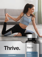 Horbäach Niacin | Vitamin B3 500mg | 100 Capsules | with Flushing
