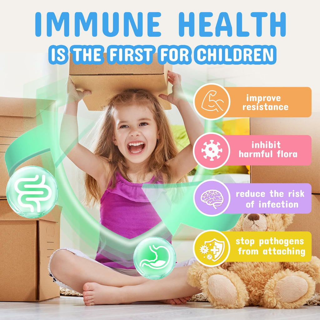 ZEBORA Kids Probiotic & Prebiotics Powder Age 3+, 30 Packets