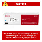 Canon Genuine 067 Cyan Toner Cartridge High Capacity Compatible with LBP633Cdw, LBP632Cdw, MF652Cdw, MF653Cdw, MF654Cdw, MF656Cdw