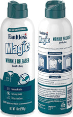 Magic Wrinkle Releaser (2 Pack) Say No to Ironing, Perfect for Travelers, Moms or Those On The Go, Static Electricity Remover + Fabric Refresher + Odor Eliminator + Wrinkle Remover, Fresh Scent