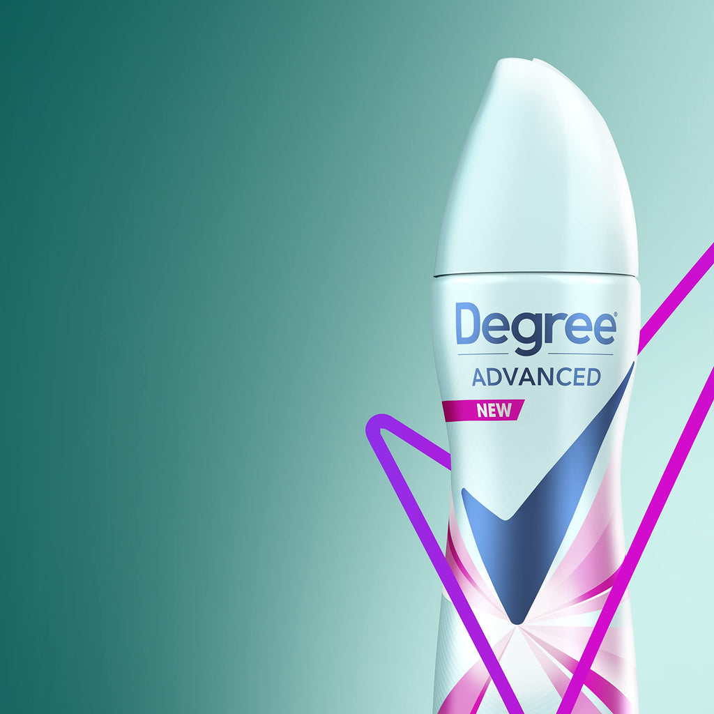Degree Advanced Antiperspirant Dry Spray Sweat and Odor 3 Pack 3.8 oz | 72-Hour Sweat and Odor Protection For Women With Body Heat Activated® Technology