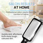 Colossal Foot rasp Foot File and Callus Remover. Best Foot Care Pedicure Metal Surface Tool to Remove Hard Skin. Can be Used on Both Wet and Dry feet, High Grade Stainless Steel File