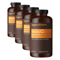 Amazon Elements Vitamin C 1000mg, Supports Healthy Immune System, Vegan,10 Month Supply,300 Tablets(Pack of 4)