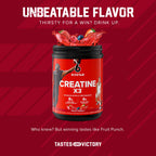 Six Star Creatine Monohydrate Powder, X3 (Fruit Punch) - 30 Servings | Flavored Creatine Powder Monohydrate Supplement for Muscle Building & Performance, Post Workout Supplement for Men, Women
